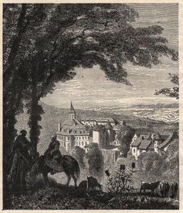 Gargilesse-Dampierre - Indre - France - gravure dans 
