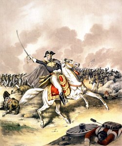Le général Andrew Jackson (1767 - 1845) à la bataille de la Nouvelle-Orléans en 1812 - Unknown artist