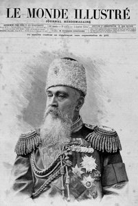 Général Chertkoff. « Le Monde Illustré ». 05/01/1894. - Unknown artist
