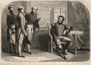 Le général Daumesnil refusant de rendre le château de Vincennes, France - Unknown artist
