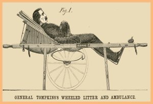 General Tompkins Wheeled Litter - Ambulance - Unknown Artist