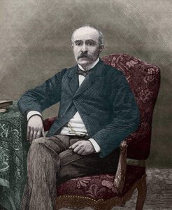 Georges Clemenceau (1841-1929), homme politique français en 1885.