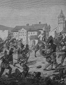Guerre des paysans allemands (1524-1526) : Prise de Weinsberg - Unknown artist