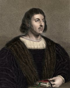 Giovanni Boccaccio (Boccace) 1313-1375 - gravure - 19ème siècle - Unknown artist