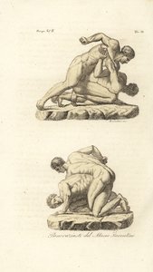 Athlètes grecs en compétition dans l
