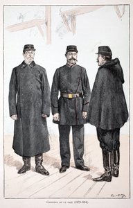 Gardiens de la paix (1873-1894) (illustration de Histoire du corps des gardiens de la paix) - Unknown artist