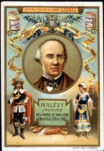 Halévy dit Jacques Fromental Lévy, compositeur français (1799-1862) dans le cadre de la promotion d
