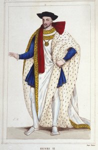Henri II, roi de France (1519 - 1559) gravure de 1830 - Unknown artist