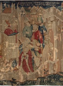 Histoire de Saint Piat et Saint Éleuthère, Scène 3 : Saint Piat est envoyé à Tournai pour prêcher la foi - Unknown artist