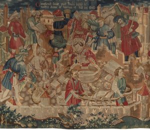 Histoire de Saint Piat et Saint Eleuthère, Scène 5 : Comment le saint Piat a fondé l
