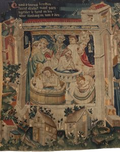 Histoire de Saint Piat et Saint Éleuthère, Scène 7 : Baptême des chrétiens exilés - Unknown artist