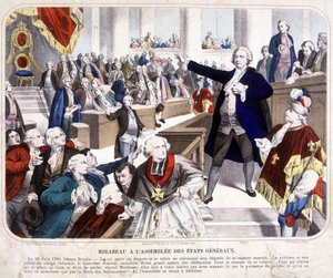 Honoré Gabriel (Honoré-Gabriel) Riqueti, comte de Mirabeau (1749-1791) à l