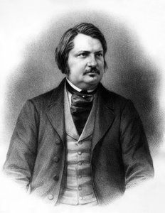 Honoré de Balzac (1799-1850) romancier français, c. 1840 (gravure) - Unknown artist