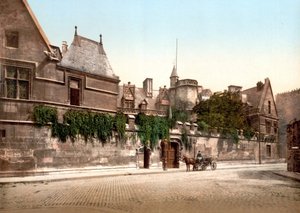 Hotel de Cluny Paris - photochrome, ca. 1900
