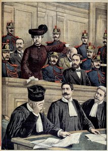 Affaire Humbert : le procès de Thérèse Humbert, représentée par une escroc française, prétendant être l