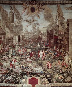Conquête de la Hongrie : Les Autrichiens reprennent Buda aux Turcs ottomans le 02/09/1686 (détail)