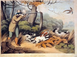 Chasse aux faisans en Angleterre - Unknown artist