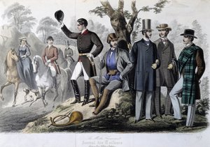 Tenues de chasse, "Le Journal des tailors" - Unknown artist