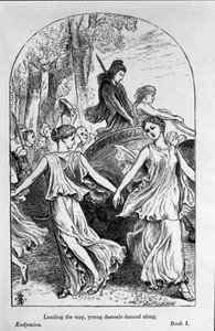 Illustration pour « Endymion » du poète John Keats (1795-1821) 19ème siècle - Unknown artist