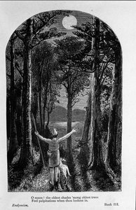 Illustration pour « Endymion » du poète John Keats (1795-1821) 19ème siècle - Unknown artist