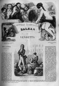 Illustration de « La Vendetta », roman d