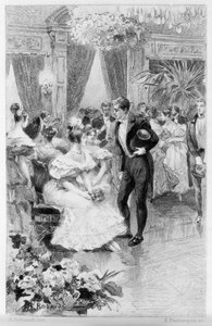 Illustration de « Le Rouge et le Noir » de Stendhal. Gravure de la fin du 19ème siècle - Unknown artist