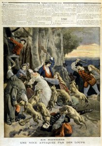 En Hongrie : un mariage attaqué par des loups - dans « Le Petit Journal » du 23/12/1894