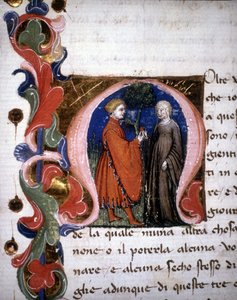 Incipit de « Le Filocolo » par Giovanni Boccace - Unknown artist