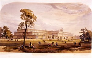 Révolution industrielle : vue du Crystal Palace, construit par Joseph Paxton pour l