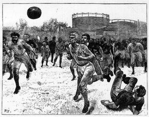 Match de football international entre pays anglo-saxons
