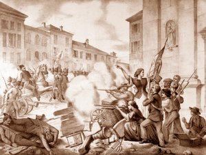 Unité italienne (Risorgimento (1848-1870) : épisode des Dix Jours de Brescia, du 23 mars au 1er avril) - Unknown artist