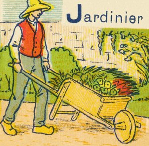 J en jardinier - Unknown artist