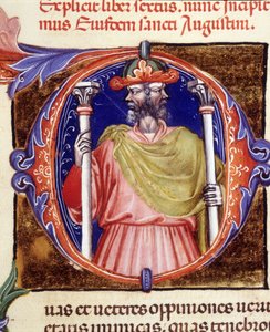 Janus, divinité romaine, deux visages opposés - d