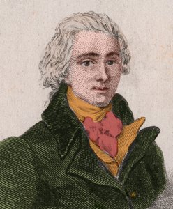 Jean-Pierre-Claris de Florian (1755-1794), dramaturge, romancier, poète, fabuliste français. Gravure de 1876.
