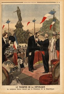 Jules Dalou (1838-1902) sculpteur, décoré de la légion d