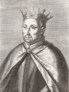 Roi Afonso II du Portugal. Portrait.