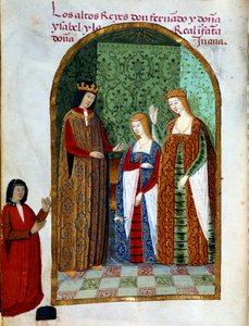 Roi Ferdinand II, Reine Jeanne de Castille et Isabelle 1ère de Castille - Unknown artist
