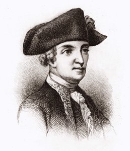 Chevalier de Chastellux, portrait de François Jean, marquis de Chastellux (1734 - 1788), écrivain et militaire français - grav. 19ème siècle - Unknown artist