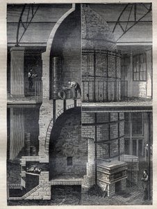La fabrication des vases à la manufacture de Sèvres - Gravure dans « La Science française » - Unknown artist