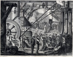 Dernière scène de la pièce « Les drames du cabaret » par Dumanoir et Adolphe Dennery (d