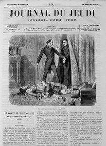 Le Comte de Monte Cristo - dans "Le Journal du Jeudi" du 20/01/1861 - Unknown artist