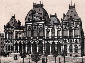 Le Havre, la Bourse dans « Le Monde Illustré 168 vues » sans date (fin XIXe siècle) - Unknown artist