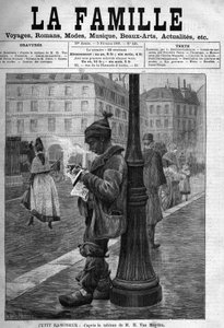 Petit ramoneur. Gravure d