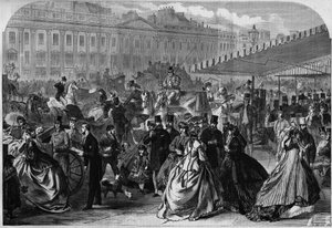 Londres, vue de Regent Street dans l