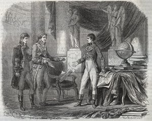 Lord Cornwallis (1738-1805) négociant le traité d