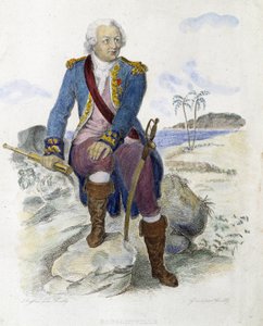 Louis Antoine, Comte de Bougainville (1729-1811), navigateur français. - dans « Le Plutarque Français » par Mennechet