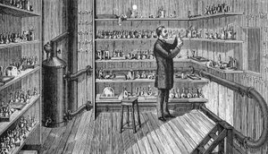 Louis Pasteur (1822-1895), chimiste et biologiste français, en 1883 à l