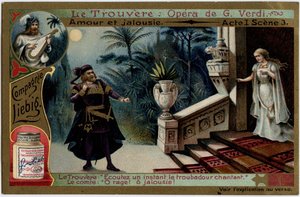 Amour et Jalousie Acte I Scène 3. Illustration pour l