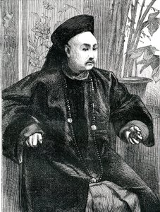 Mandarin Tchung Hao (Chung How), gravure 1868