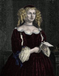 Marie de Rabutin-Chantal, Marquise de Sévigné (1626-1696). Gravure de 1862 dans « Les Reines du Monde » par nos premiers écrivains. Livre publié sous la direction de J. G. D. Armengaud. - Unknown artist